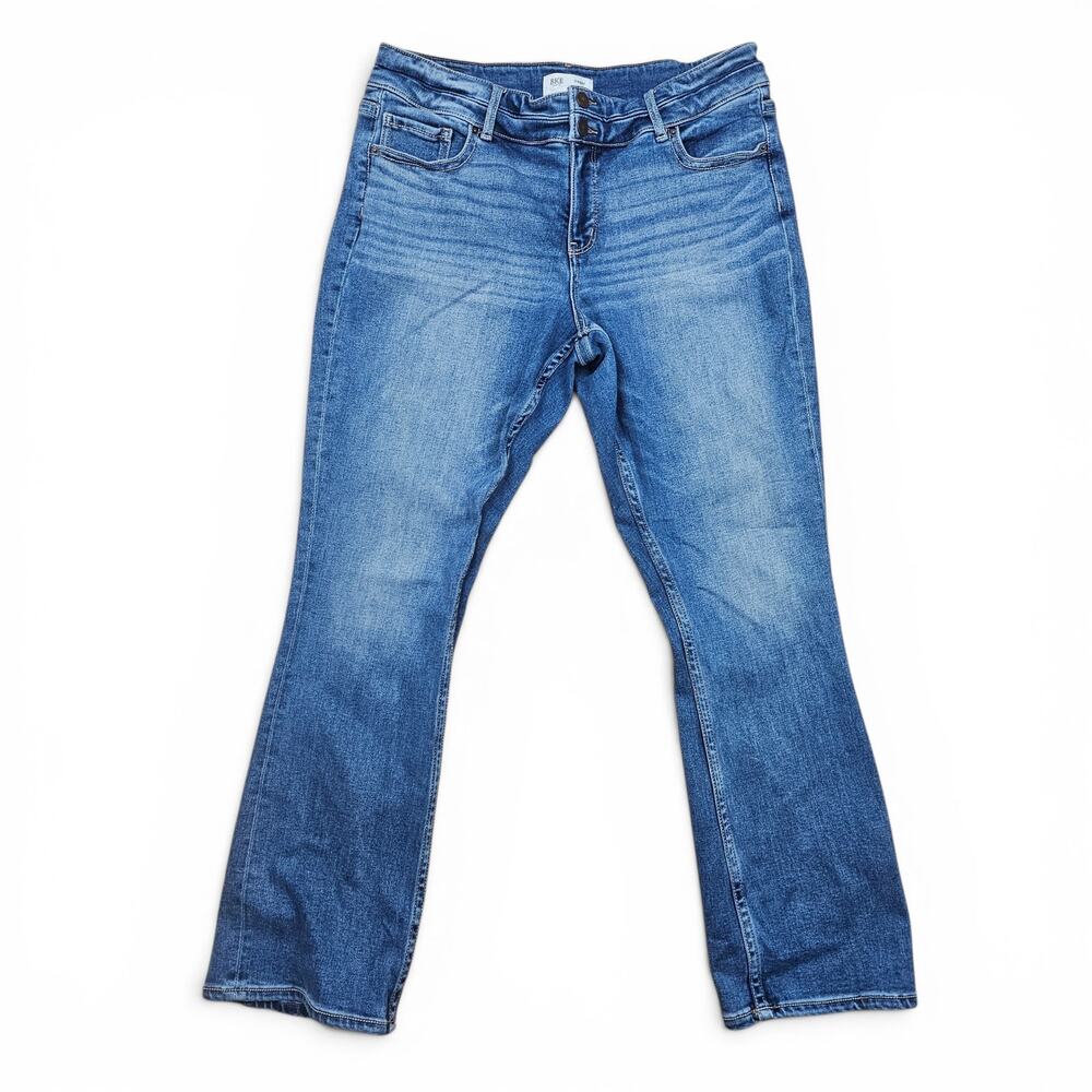 BKE Gabby Curvy Bootcut Jeans Women's 36x33.5 High Rise Stretch Western Comfort
